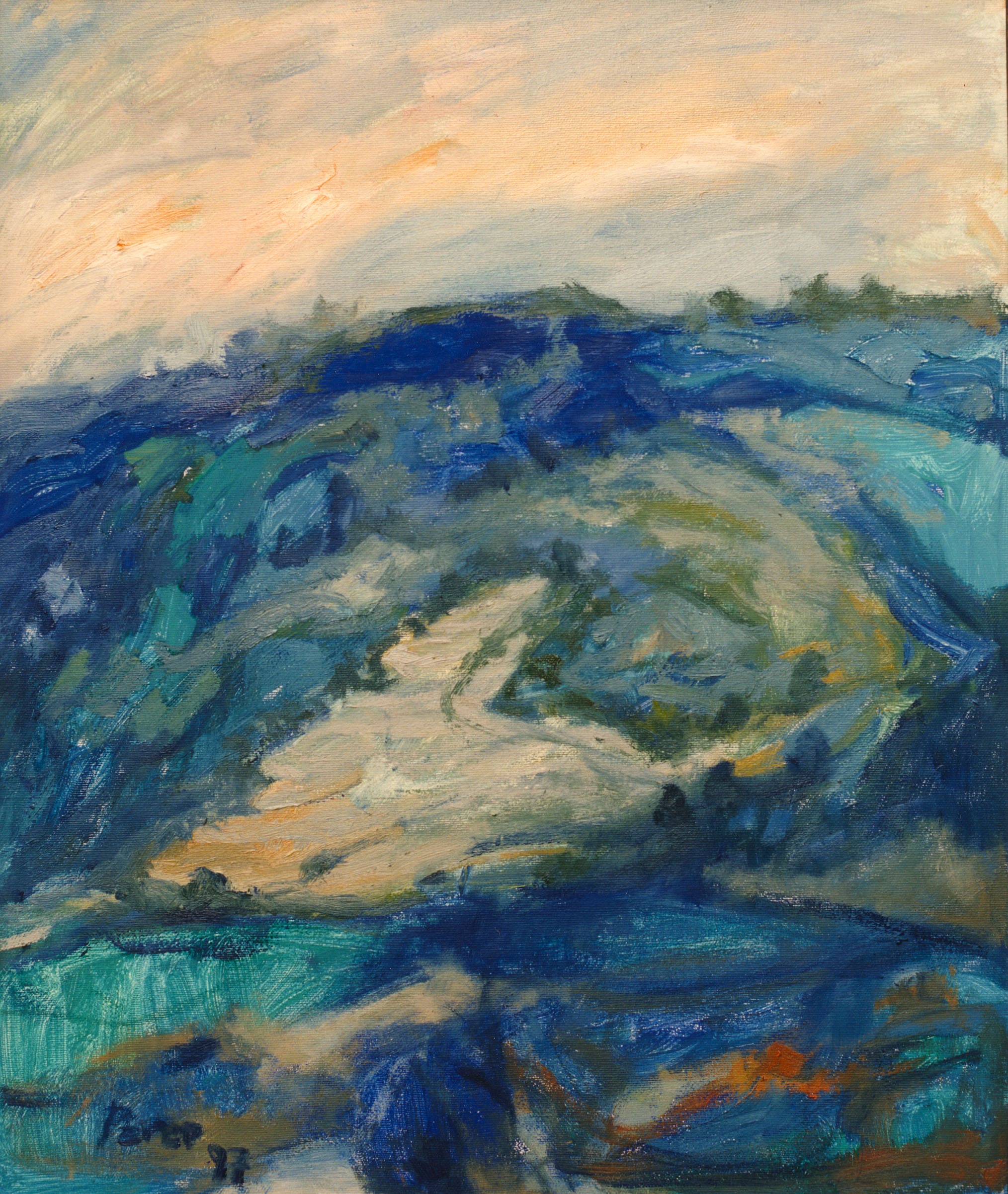 Paesaggio Blue - 1997